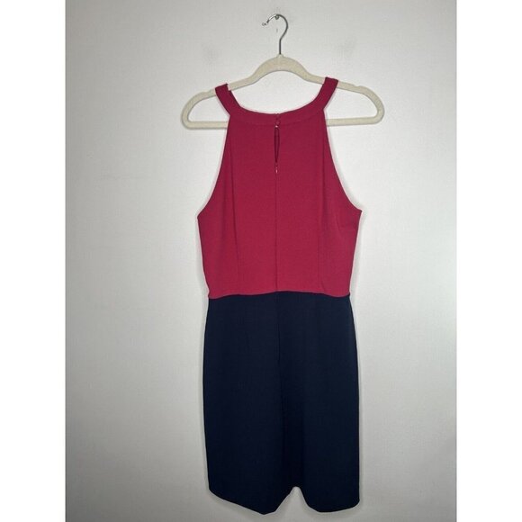 Goldray Stitch Fix Karlie Knit Dress Fuchsia Navy Blue Color block Size XL NWT - Picture 5 of 14